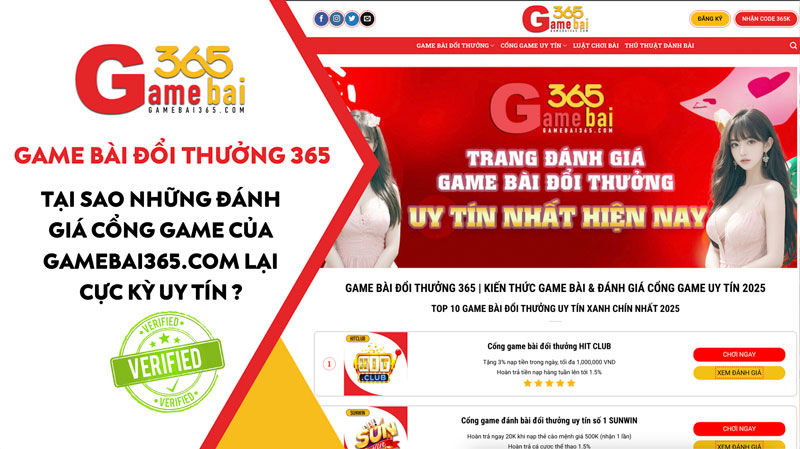 Tại sao các đánh giá cổng game của GameBai365.com lại cực kỳ uy tín ?